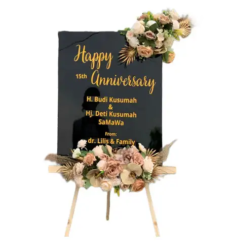 Papan Bunga Akrilik Luwang